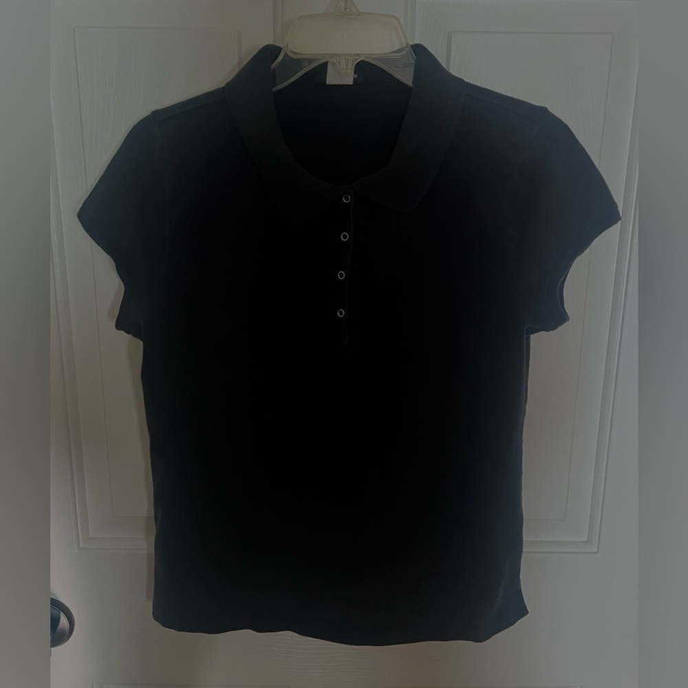 J. Crew Cropped Cap-sleeve Shirt - Picture 1 of 4